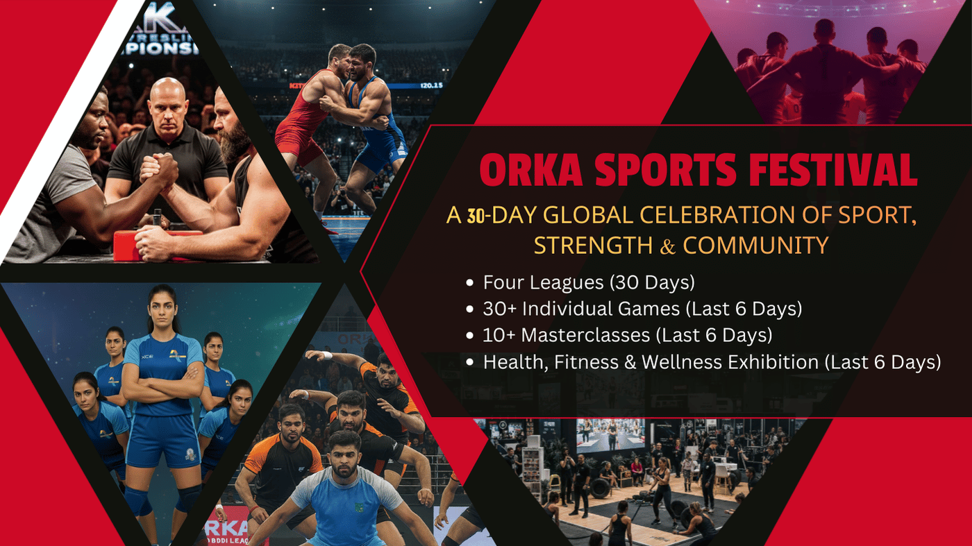 Orka Sports Festival 2026 — A 30-Day Global Celebration of Sport, Strength & Community