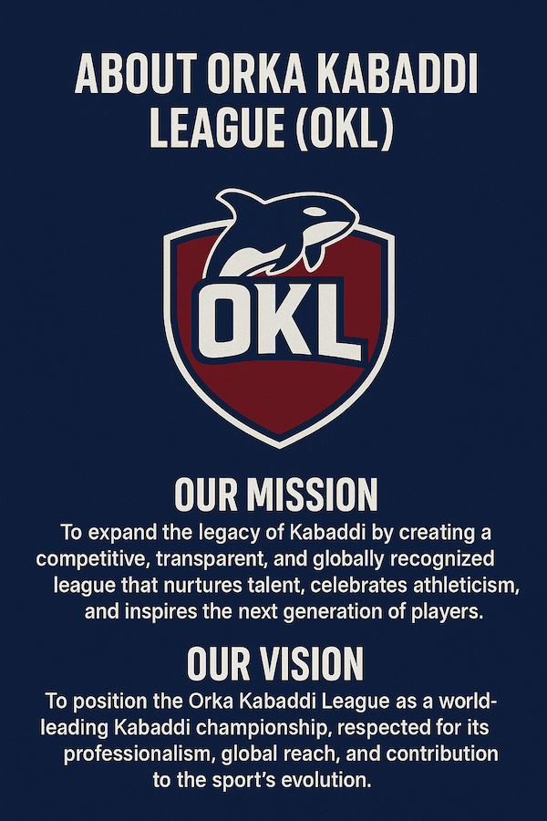 Orka Kabaddi League Rules