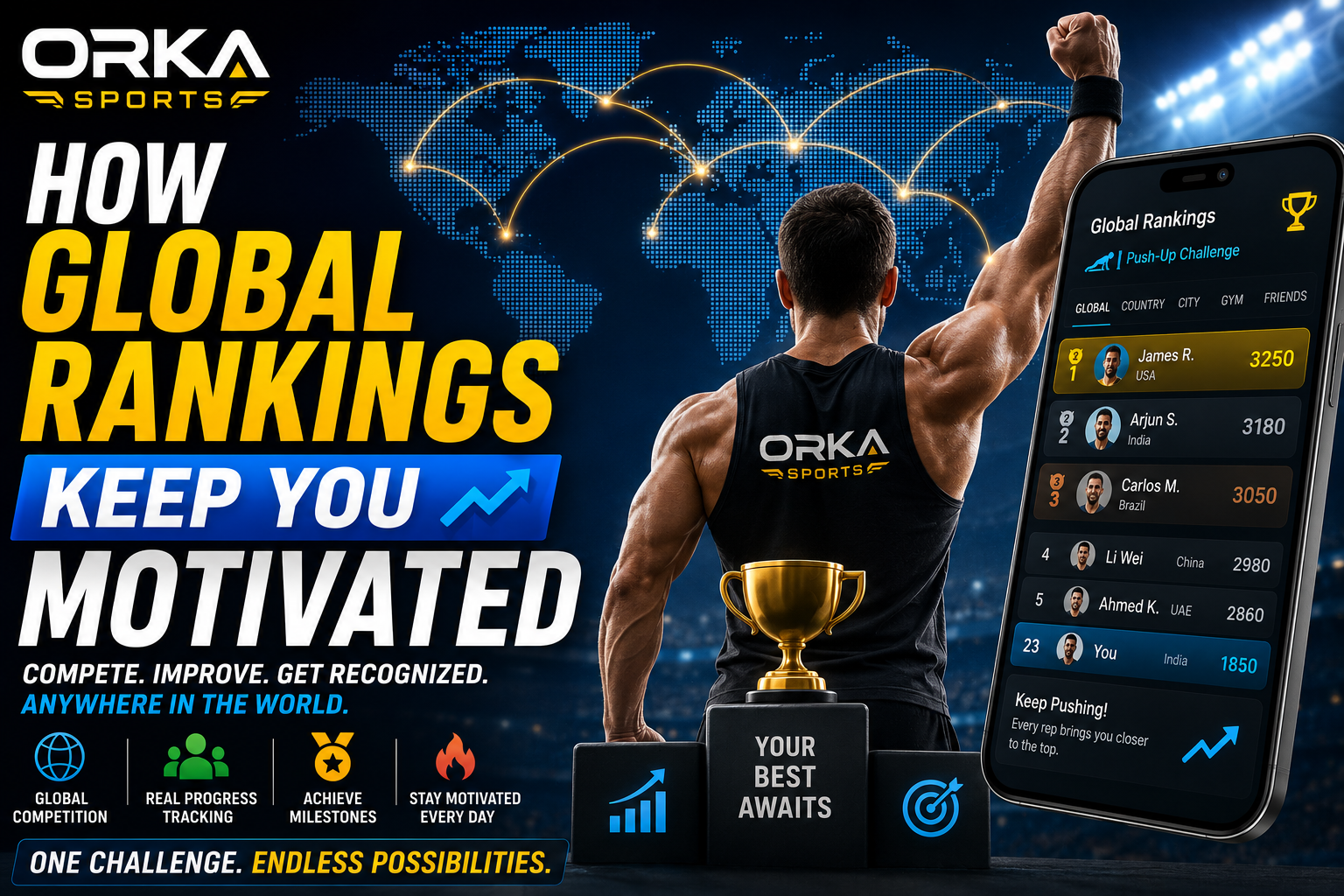 How Global Rankings Keep You Motivated: The Science Behind Competition and the Future of Fitness with ORKA Sports